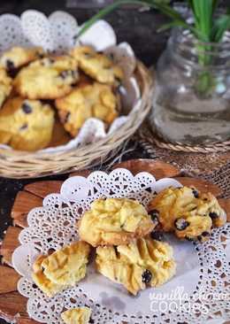 Vanilla chocochip cookies