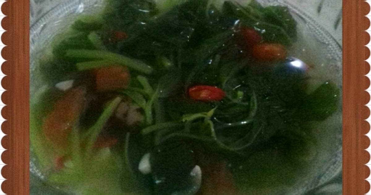 Resep Sayur bayam aduhaii Odeep tanpa minyak oleh Risma 