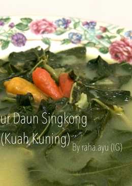 Sayur Daun Singkong (kuah kuning)