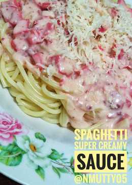 Spaghetti Super Creamy Sauce (Super Simple)