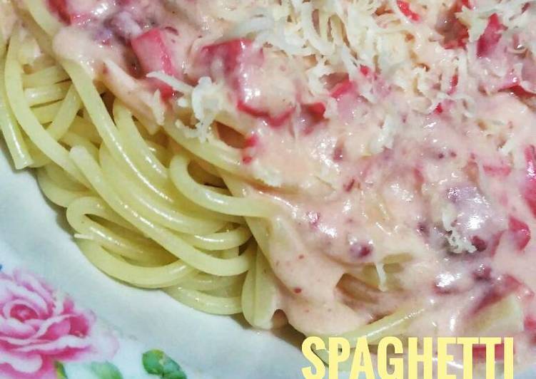 Resep Spaghetti Super Creamy Sauce (Super Simple) Dari Mutty Nurmalita