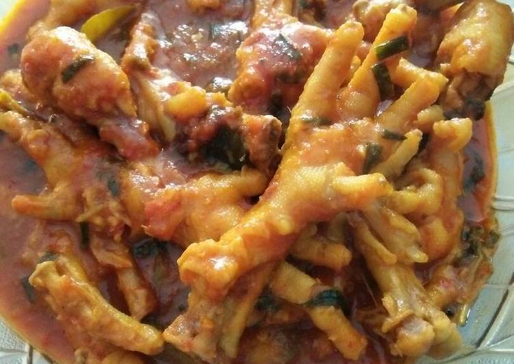 resep Ceker Ayam Pedas Manis