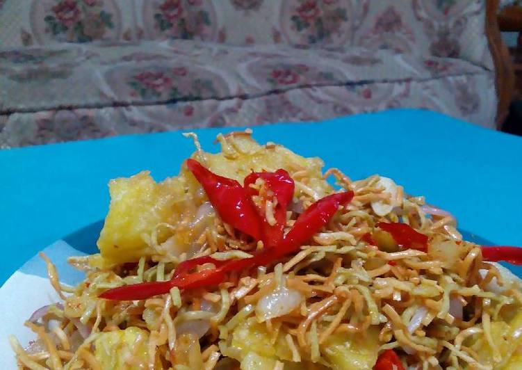 resep Tumis Kriuk Mie-Kentang