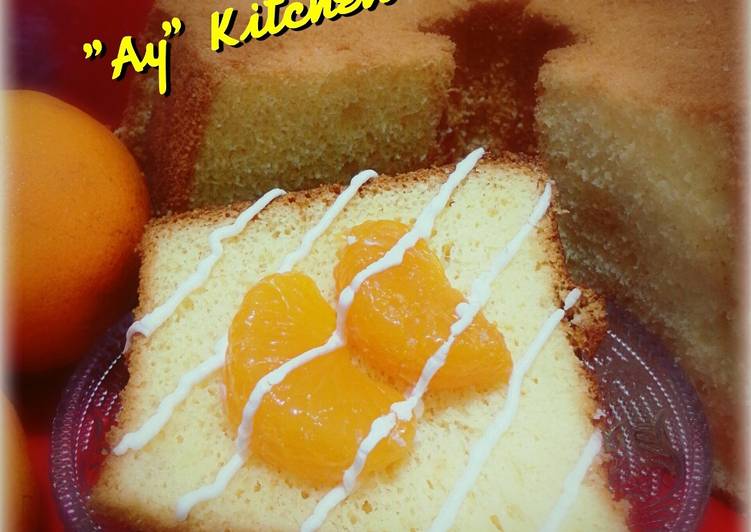 Resep Orange Chiffon Cake ???? Oleh Liya Aya