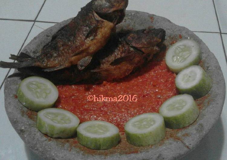 Resep Ikan Mas Sambal Pecak Karya hikmasak