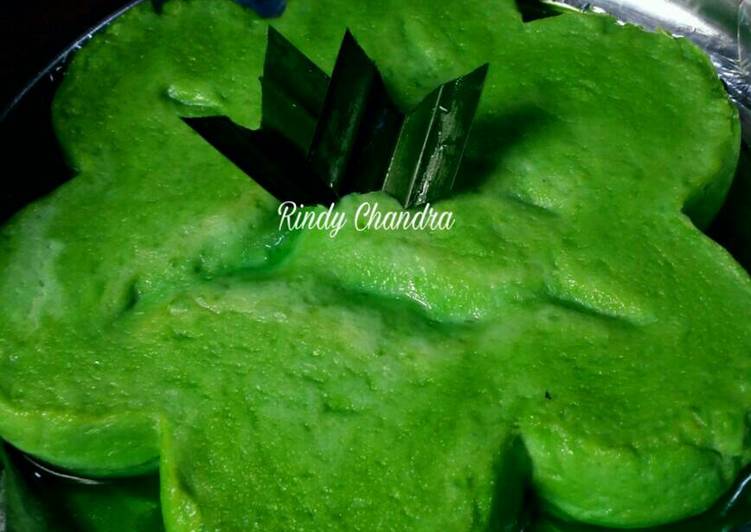 bahan dan cara membuat Bingka Telur Pandan