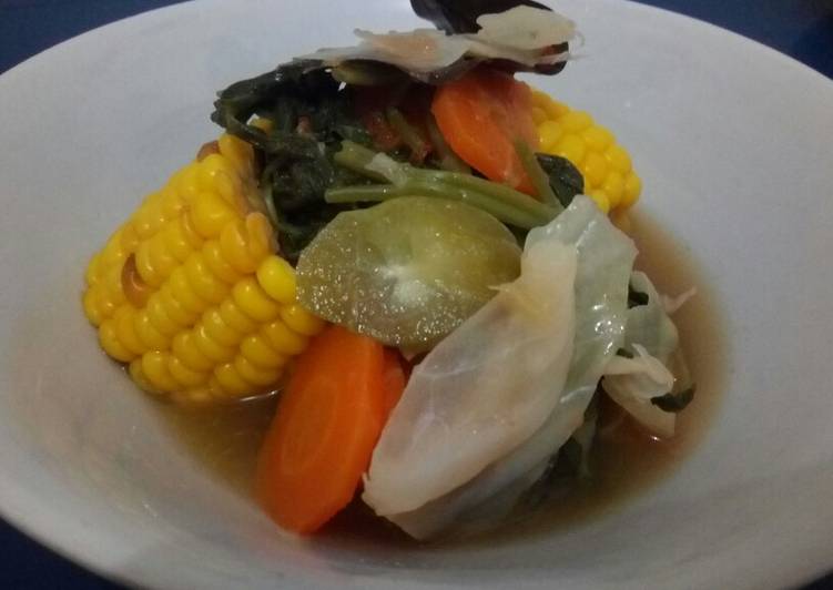 resep lengkap untuk Sayur asem sunda