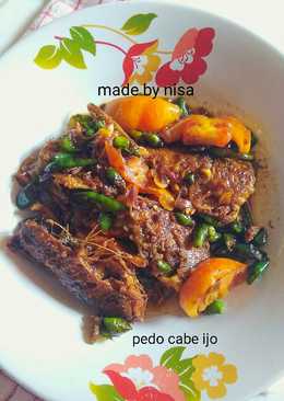Ikan asin pedo (peda) cabe ijo