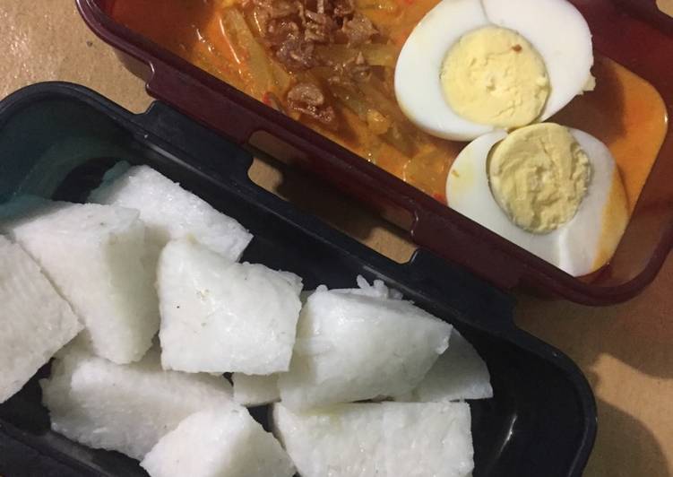 gambar untuk resep makanan Lontong sayur