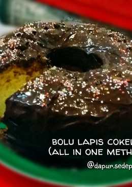 Bolu Lapis Cokelat (all in one method)