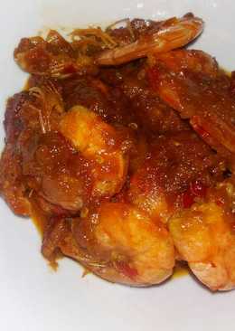 Udang masak merah simple