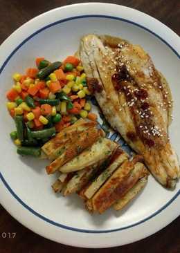 Steak Ikan Saus Teriyaki