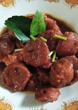 Semur tahu bakso simple