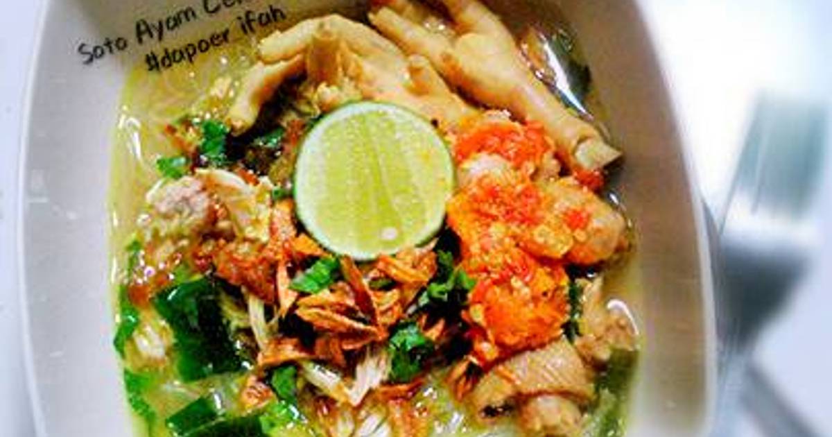 Resep Soto Ayam Ceker ala Dapoer ifah