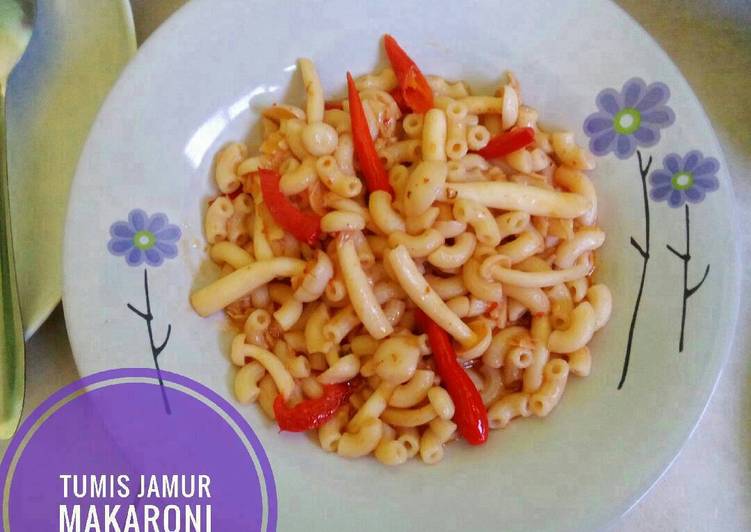 resep makanan Tumis Jamur?? Makaroni