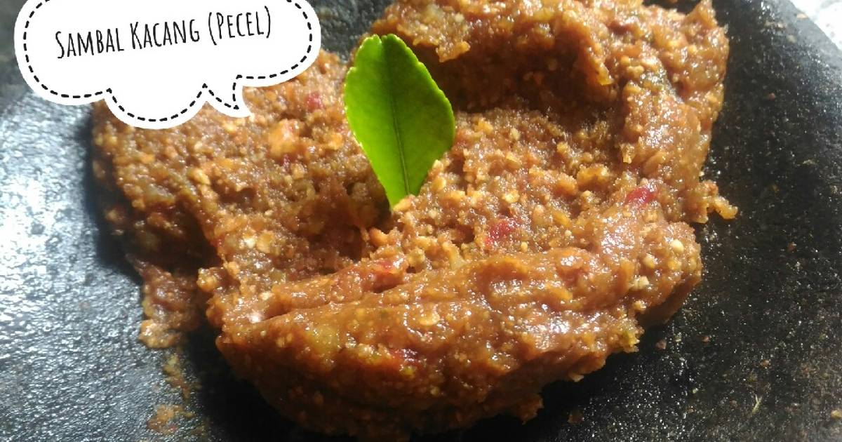 77 resep sambal kacang untuk pecel enak dan sederhana 