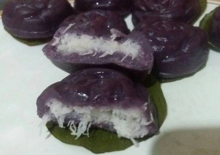 resep makanan Kue ku ubi ungu #indonesiamemasak