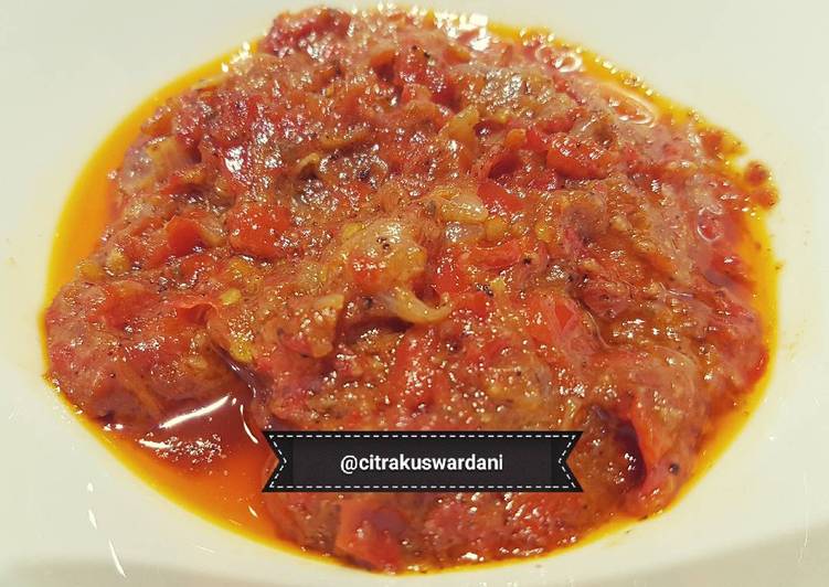 resep lengkap untuk Sambal Terasi Warung Penyetan