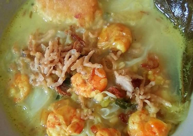 gambar untuk cara membuat Soto Udang