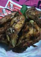 Chicken wings spicy (ayam goreng pedas) ala cik weng