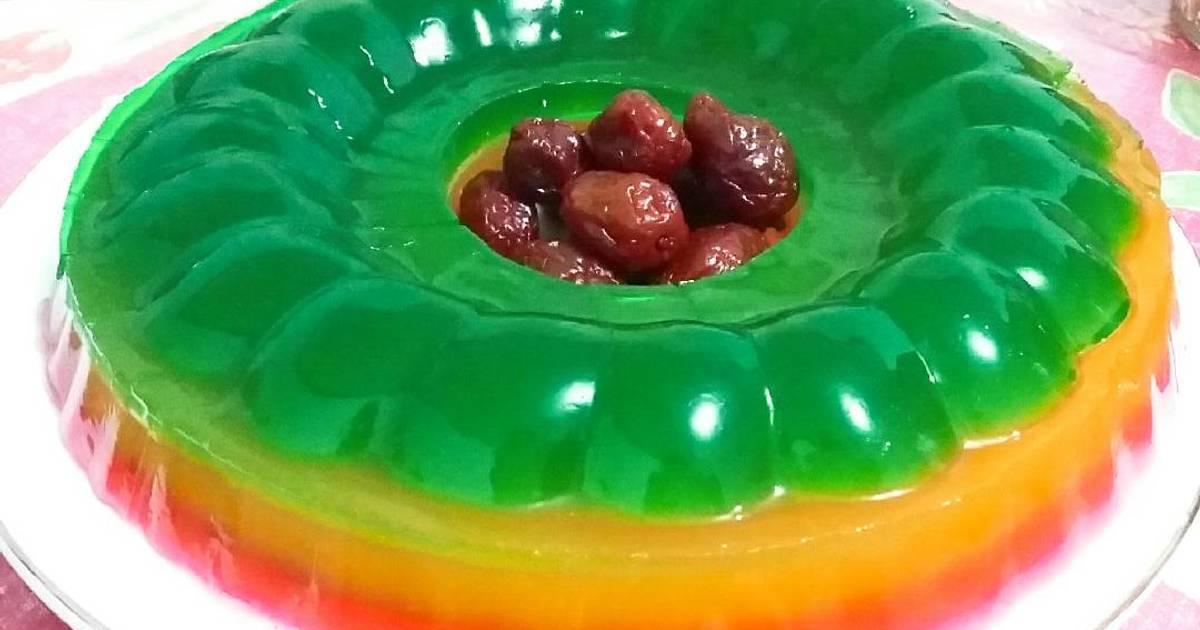 207 resep  agar agar pelangi  enak dan sederhana Cookpad