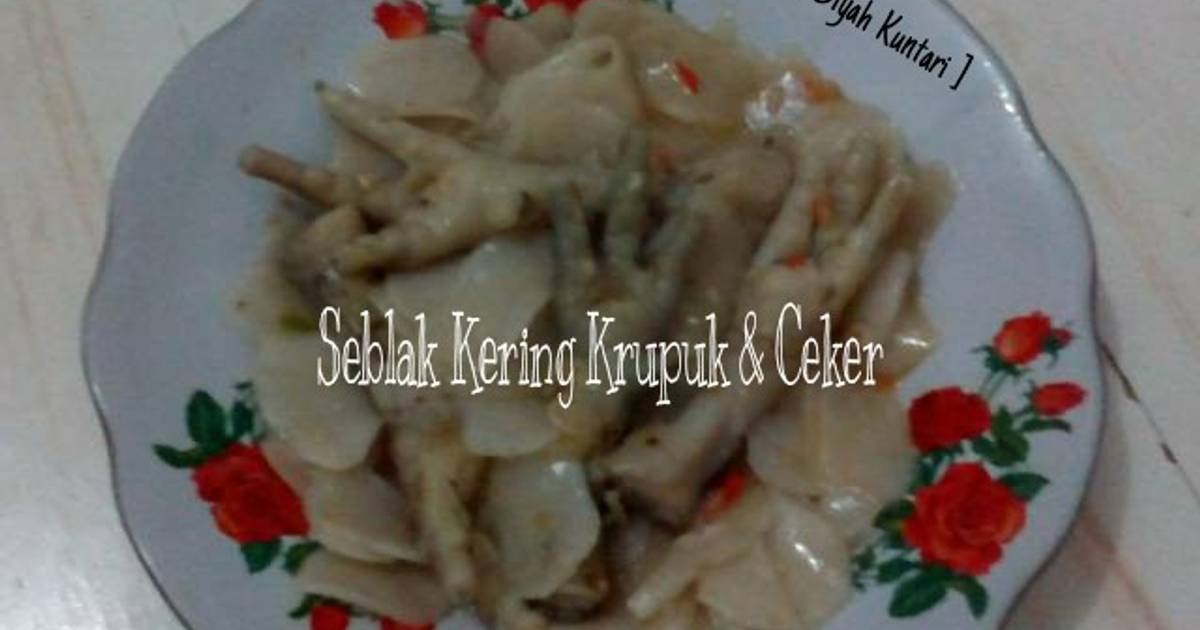 Kerupuk seblak  kering  28 resep  Cookpad 