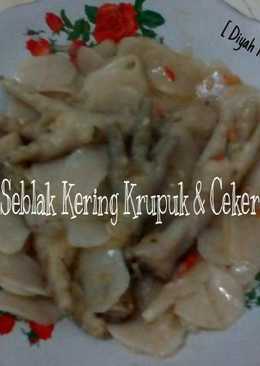 Seblak Kering Krupuk & Ceker