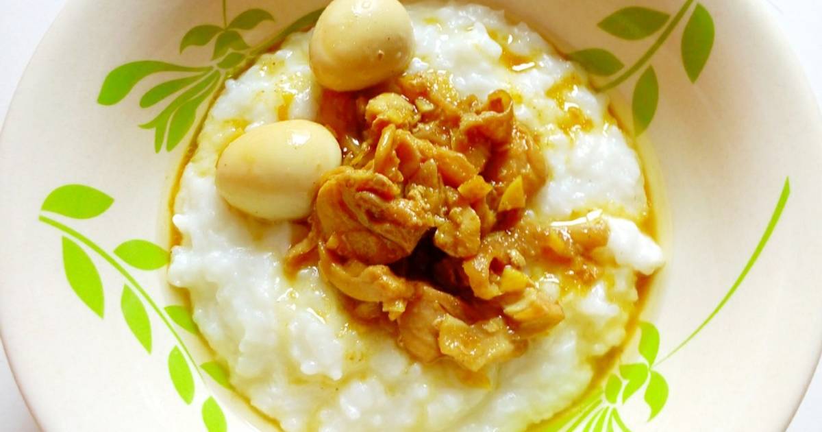  Resep  Bubur Ayam Jahe with Telor Puyuh  oleh Dina Latifah 