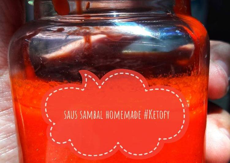 resep lengkap untuk Saus Sambal Homemade #Ketofy #Ketopad