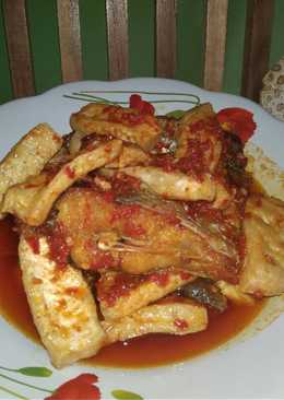 Sambal ikan patin oncah tahu