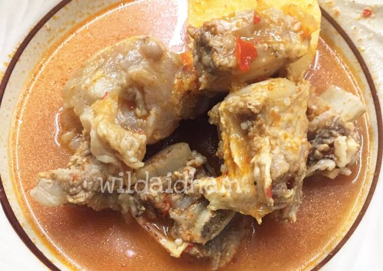 resep Asam Padeh Kuah Buntut Sapi #KitaBerbagi