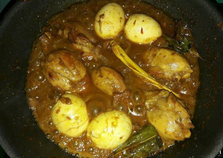 resep Ayam Telor Kecap Bumbu Kare