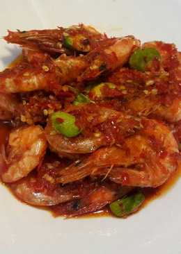 Udang Balado Pedas ala Chef Restu