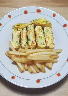 Omelet telur dengan wortel ðŸ³ðŸ¥•ðŸŸ