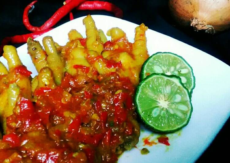 Resep Ceker Ndower - Pedes - Feni Waditya Sari