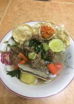 Sop iga sapi dan daging empuuk guriiih