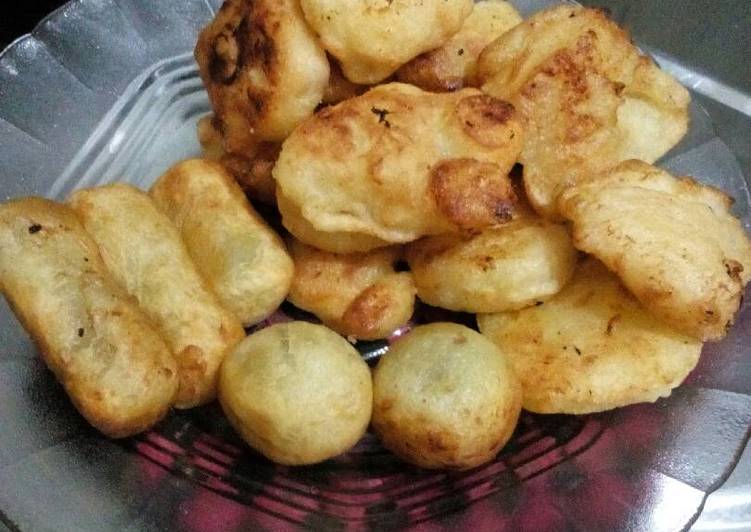 Pilus telo & Tape goreng foto resep utama