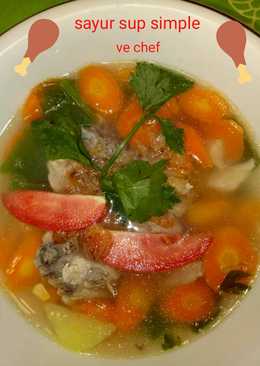 Sayur sup simple