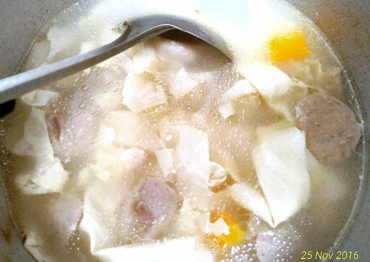 Resep Kembang tahu baso wortel kuah Karya Angel