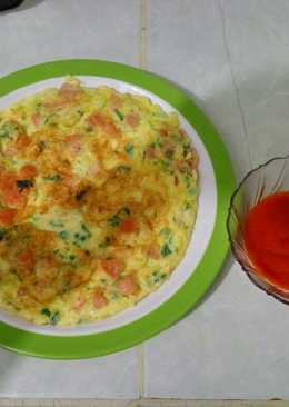 Telur dadar sosis
