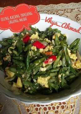 Oseng Kacang Panjang Jagung Muda