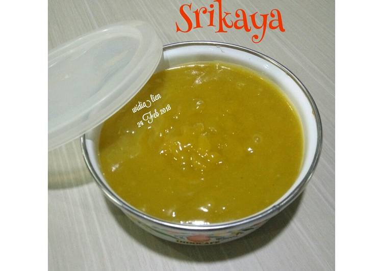 bahan dan cara membuat Srikaya jam