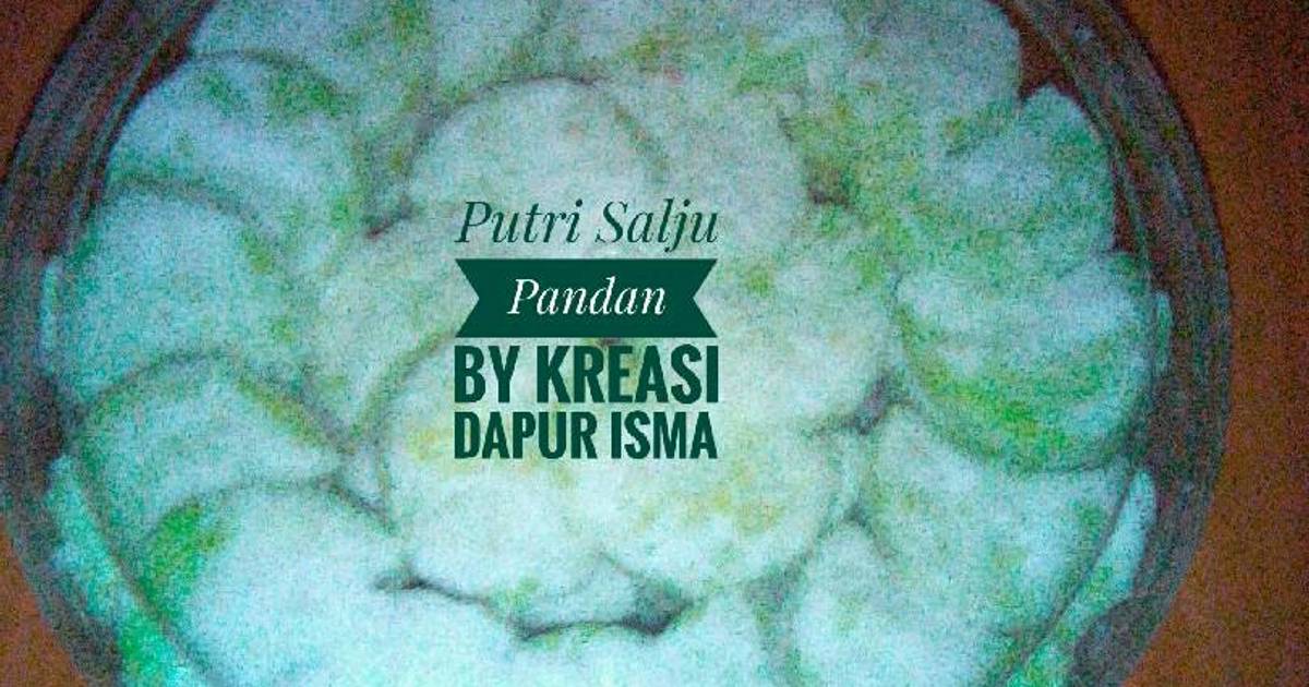 Resep Putri  Salju  Pandan  oleh Isma setiawan Cookpad