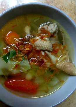 Sop Ayam Kampung Tumis Mentega