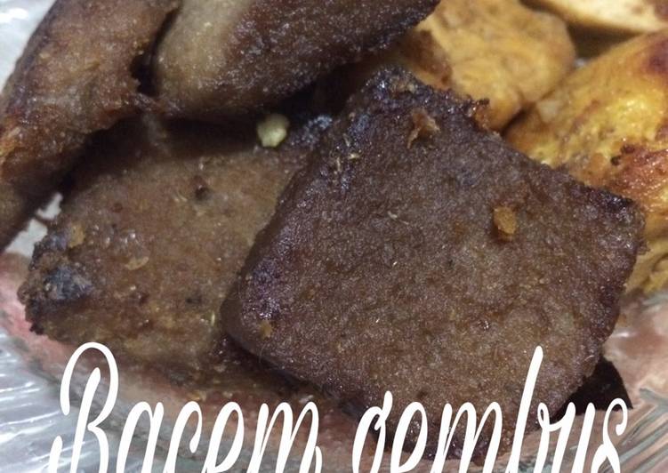 resep lengkap untuk Bacem tempe gembus