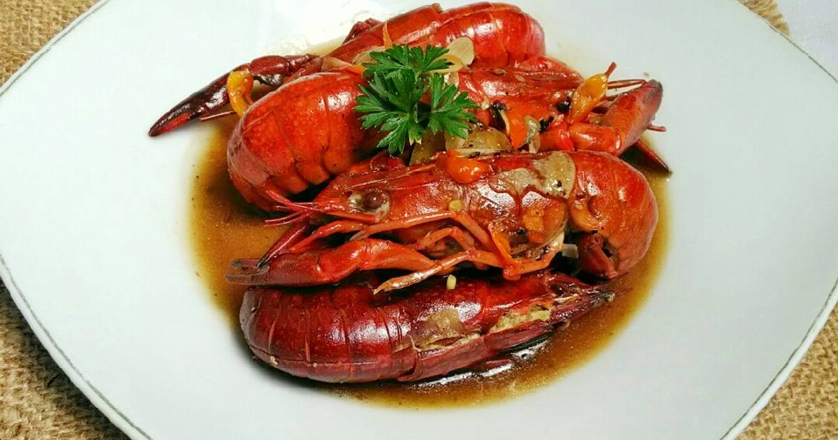 21 resep masakan lobster saus tiram enak dan sederhana - Cookpad