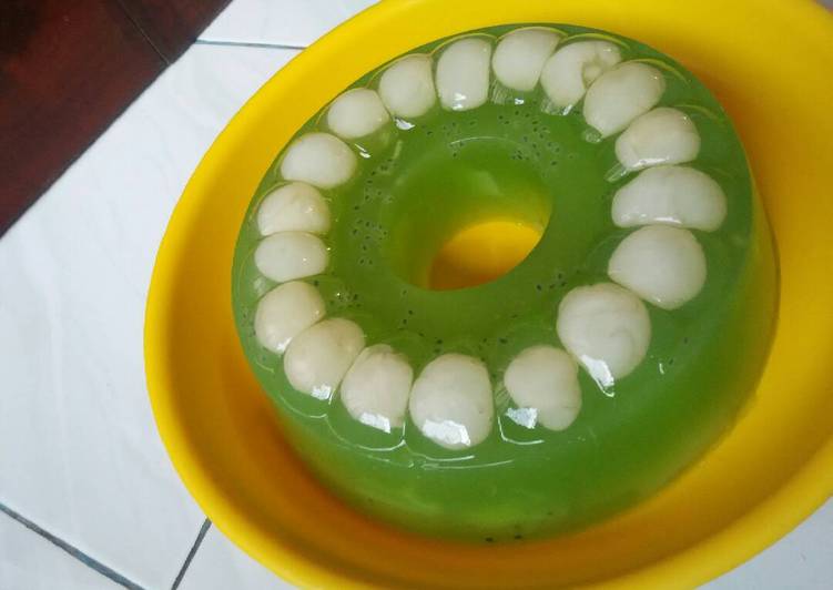 resep masakan Puding Longan Cocopandan