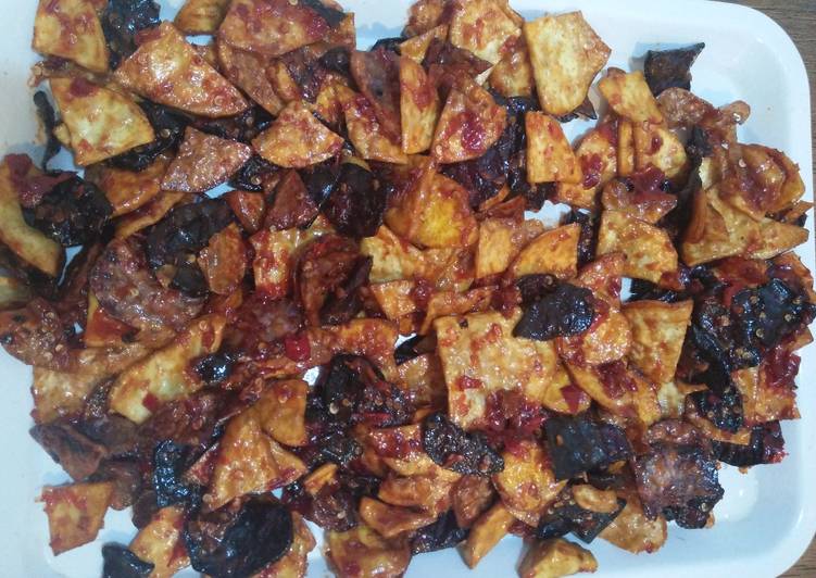 cara membuat Ubi malang goreng balado