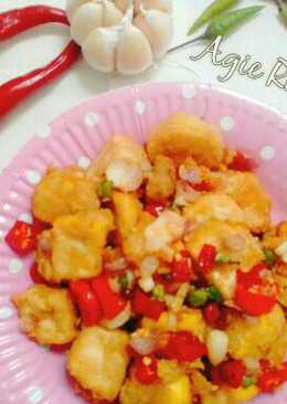 Tahu Crispy saus Cabe