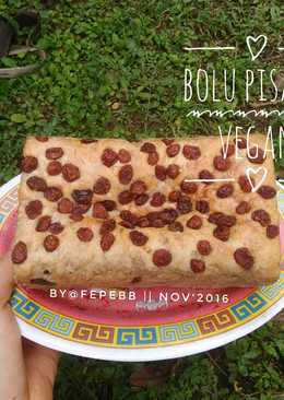 Bolu Pisang Vegan (eggless dairyfree)